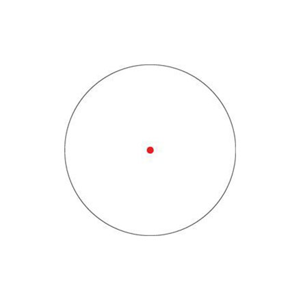 CrossfireII Red Dot 1x 2 MOA Dot Reticle With Mount