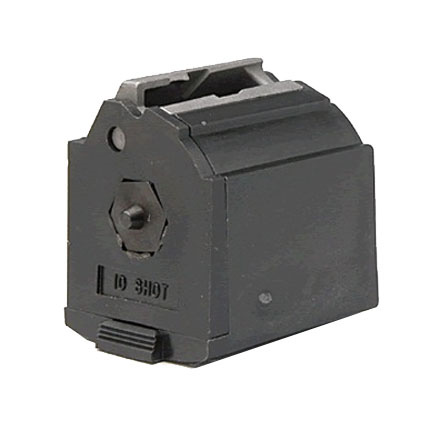 Ruger 10/22 .22LR 10 Round Rotary Magazine (Black Plastic with Steel Feed)