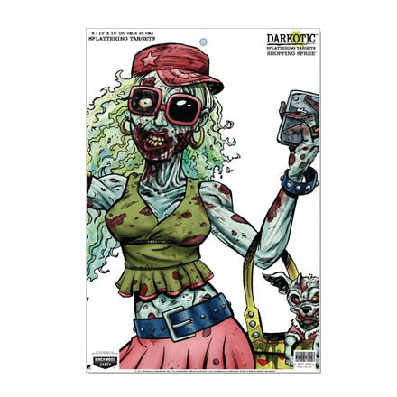 Darkotic Zombie 12x18" Splattering Targets - 8 Pack