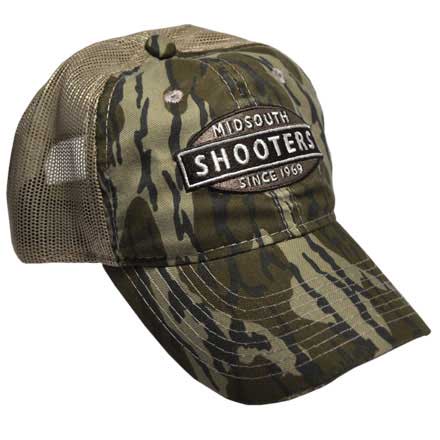 Midsouth Shooters Slightly Distressed Camo Traditional Hat With Mesh Backs